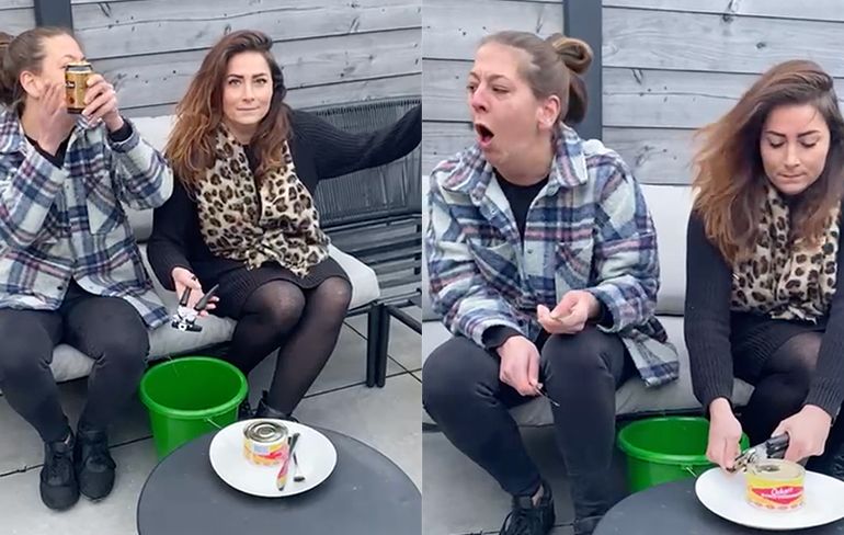 Nederlandse dames wagen zich ook aan de Surströmming uitdaging