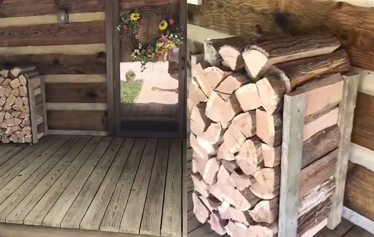 Nee hoor schat, dat zijn blokken hout voor in de openhaard