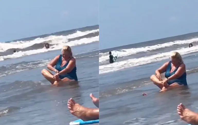 Nee joh, natuurlijk kun je gewoon je benen in de zee scheren