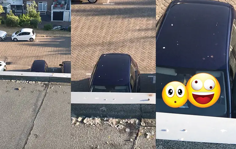 Nee joh, niemand die je bezig ziet op klaarlichte dag...