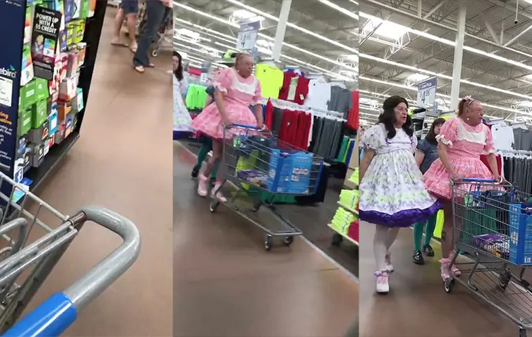 Net als je denkt dat je alles bij de Walmart hebt gezien...