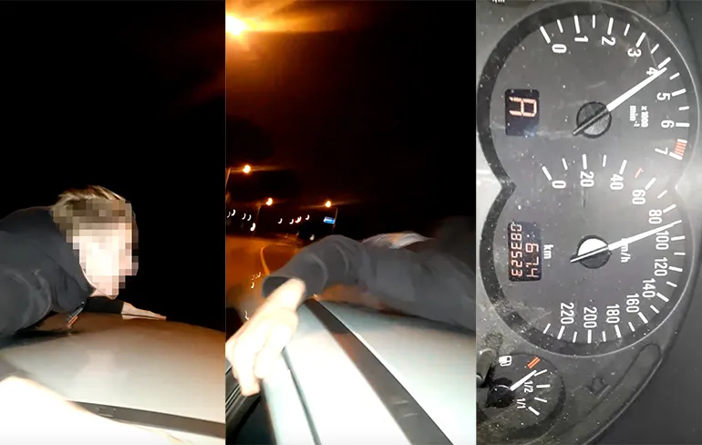 Niet barkie in Abbenbroek: Autosurfen met 110 kilometer per uur