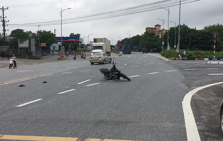 Niets te zien, gewoon een motor die rondjes draait zonder motorrijder