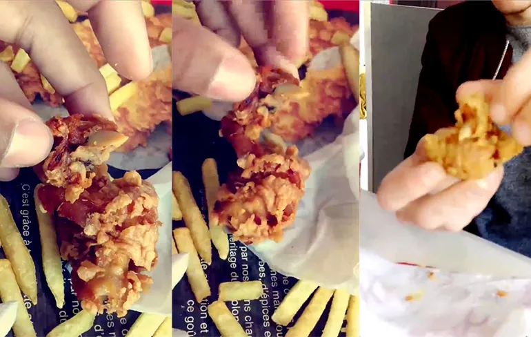 Nieuw bij KFC Frankrijk... Snavels?