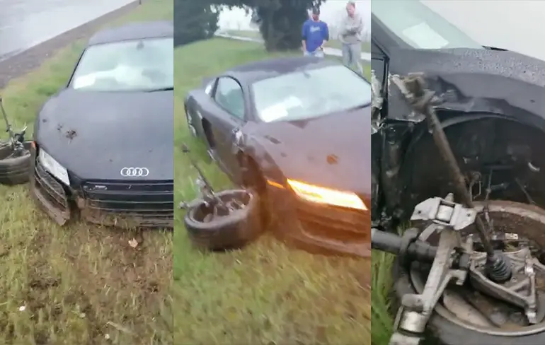 Nieuwe eigenaar Audi R8 kan dezelfde dag weer afscheid nemen van zijn auto
