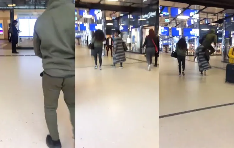 Nieuwe rage in Nederland: Mensen van achteren neertrappen