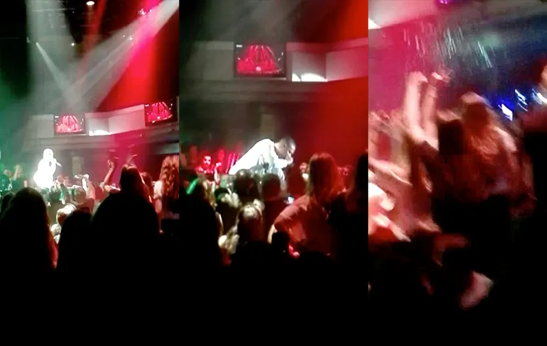 Nieuwe tactiek Ronnie Flex: Schuilen in publiek voor bierdouche!