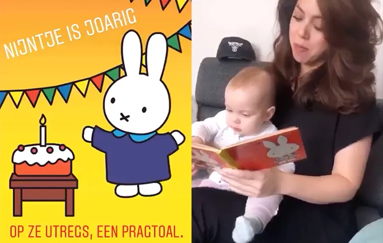 Nijntje is joarig en is een hele moderne meid