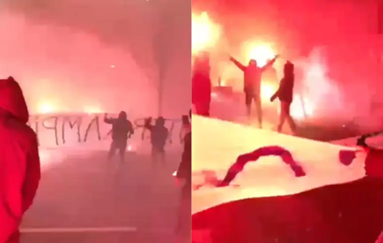 No Pyro No Party: Cambuursupporters vieren feestje op straat