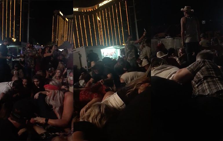 Nog meer gruwelijke beelden van het bloedbad in Las Vegas