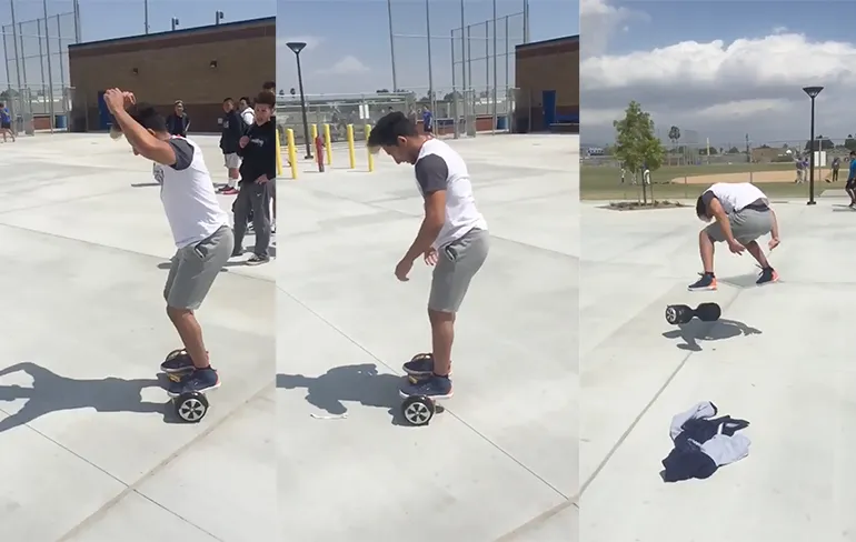 Nogal Epic Hoverboard Front Flip