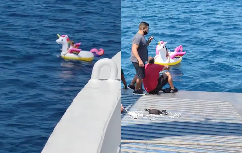 Nominatie ouders 2020: Afgedreven 4-jarig meisje op zee gered door veerboot