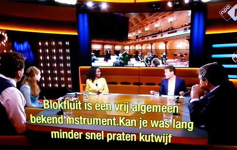NPO maakt excuses nadat gast in ondertiteling voor "kutwijf" is uitgemaakt