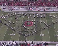 Ohio State University Marching Band doet Hollywood Blockbuster Show