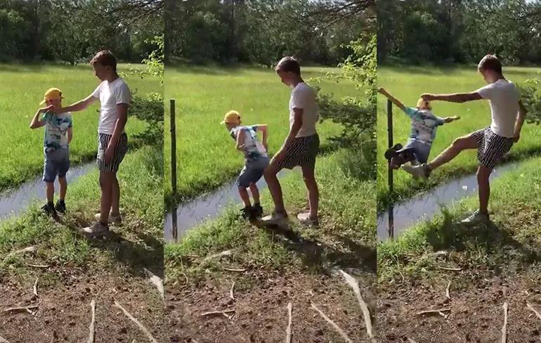 OMFG, zo kun je echt niet zijn tegen je lieve kleine broertje