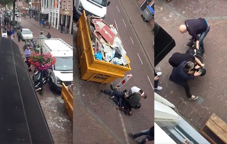 Omstanders in Amersfoort pakken verdachten van overval juwelierszaak