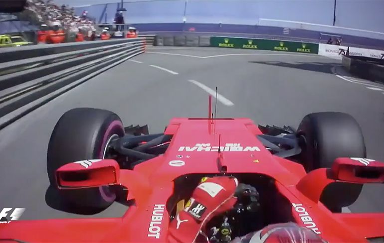 Onboard video van het rondje waarmee Kimi Räikkönen Pole Position scoorde