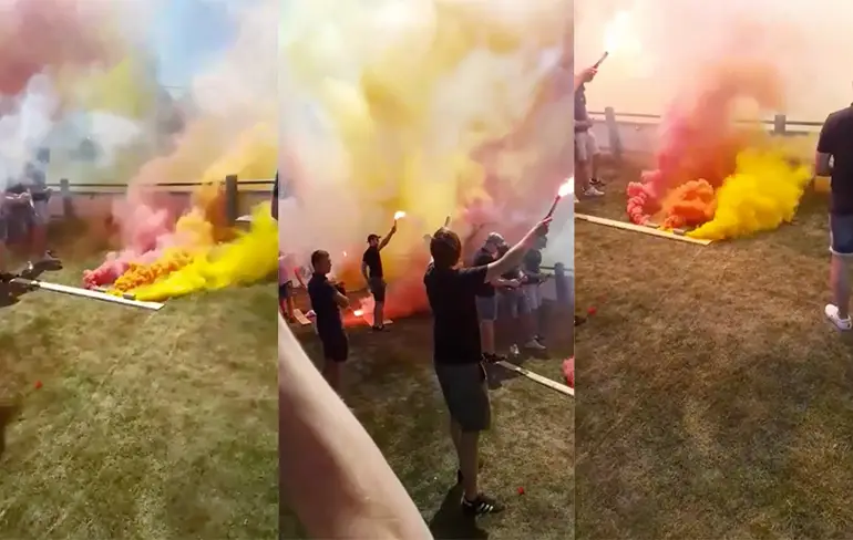 Ondertussen bij eerste training van Go Ahead Eagles