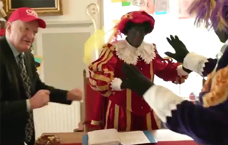 Ondertussen bij het Sinterklaasfeest van Omroep Ongehoord Nederland...