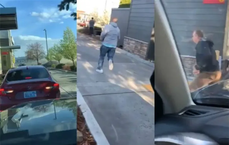 Ondertussen ergens in de McDrive rij