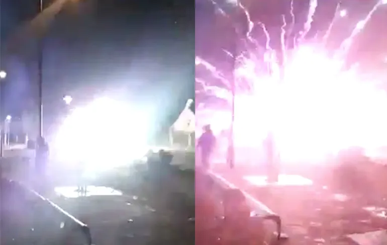 Ondertussen ergens in het rustige Zeeland: 3 en 5 Inch Shell