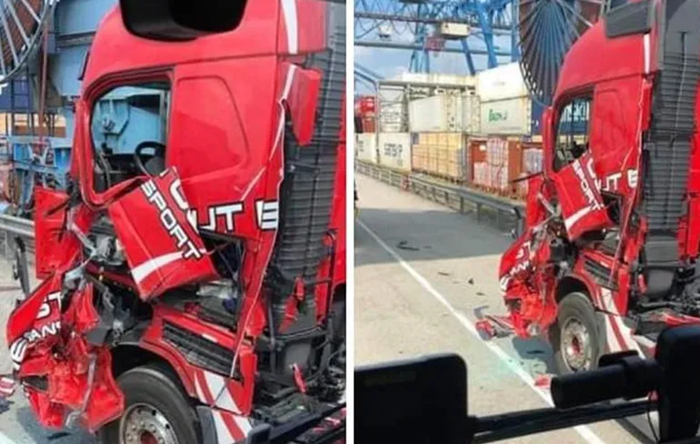 Ondertussen in de haven: Komt dat transport, schade aan je vrachtwagen