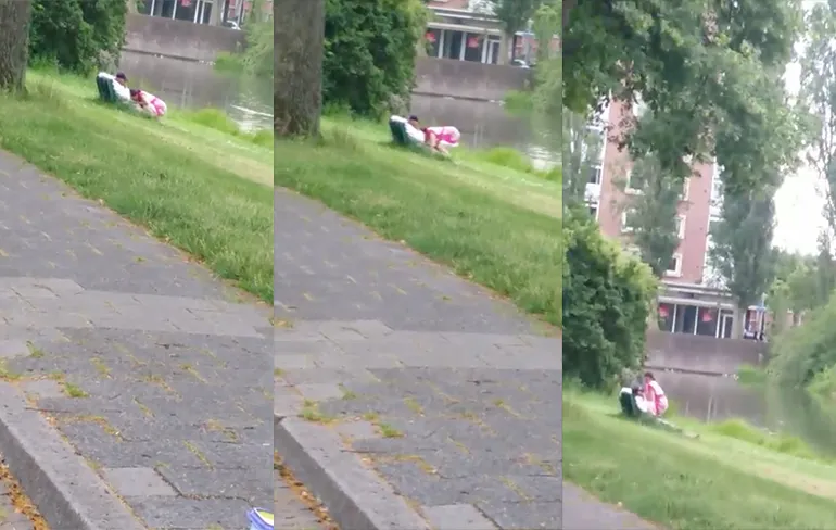 Ondertussen in de Oosterparkwijk in Groningen...