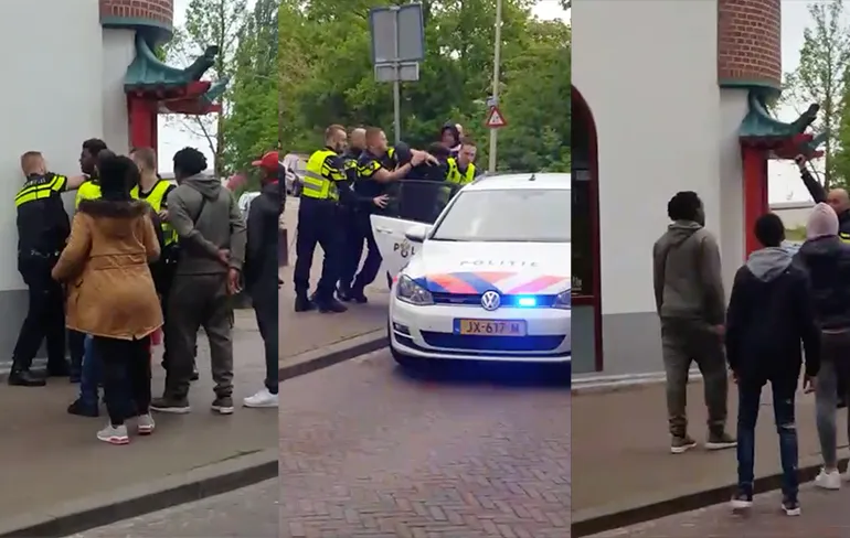 Ondertussen in Delfzijl: "Er wordt geschoten, wegwezen!"