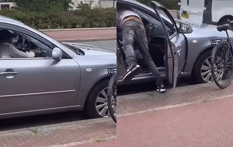 Ondertussen in Den Haag: Man steelt uit auto op klaarlichte dag