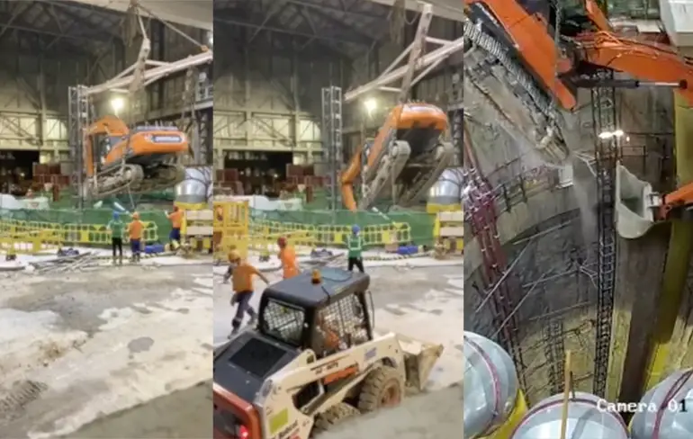 Ondertussen in Hong Kong: Baas, we hebben een nieuwe graafmachine nodig