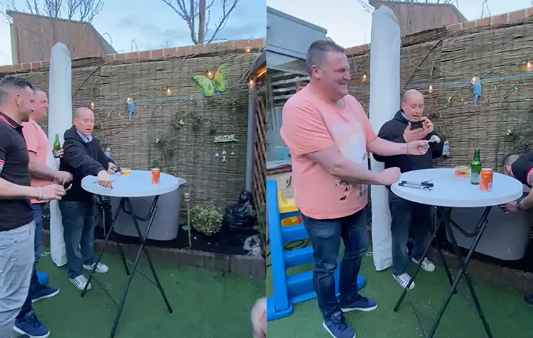 Ondertussen in maart 2021: Tuinfeestje niet compleet zonder Surströmming tjappen