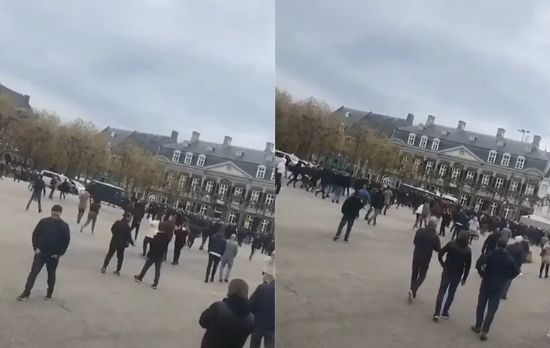 Ondertussen in Maastricht: Supporters MVV vonden KOZP demonstratie geen goed idee