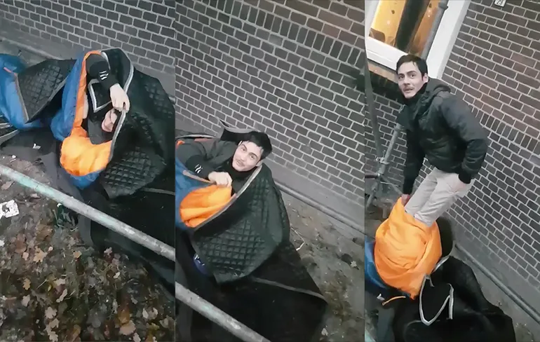 Ondertussen in omgeving Bellingwolde: Asielzoekers slapen in tuinen