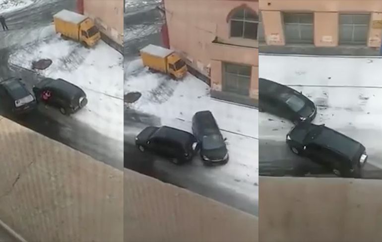 Ondertussen in Rusland: Het beste wapen in een road rage is een auto