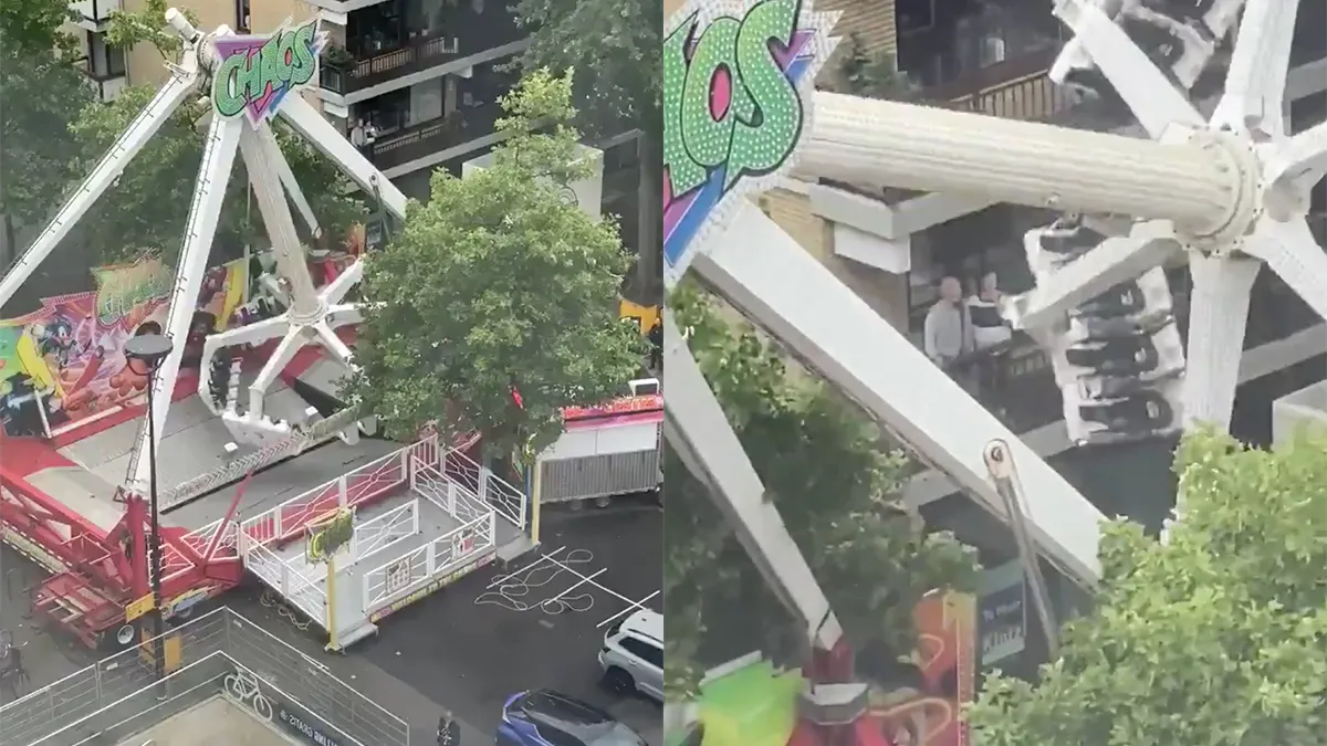 Ondertussen in Tilburg: "Schat, ze hebben die attractie naast ons huis gezet"