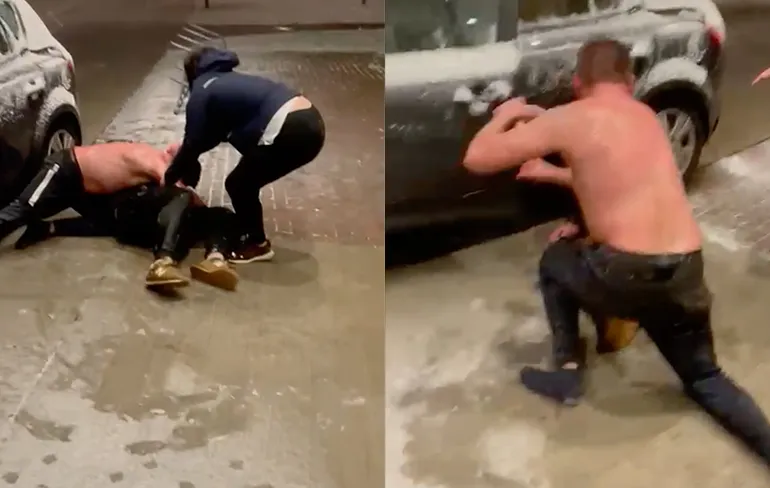 Ondertussen in Waalwijk: Ene Pool drinkt bier op van andere pool, dus matten