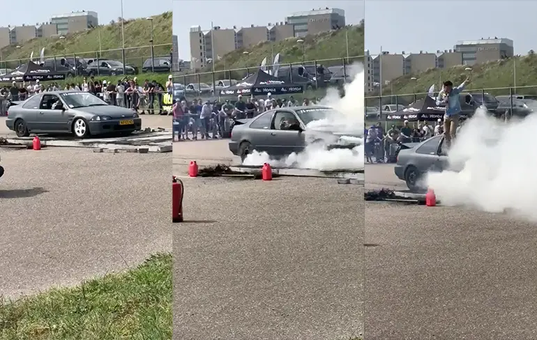 Ondertussen op American Sunday 2018 in Zandvoort: Lekker roken