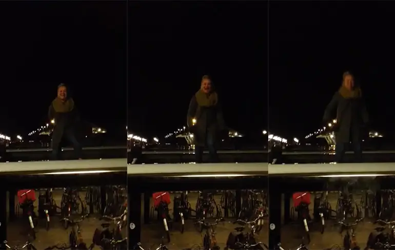 Ondertussen op Station Hoogkarspel... Kom van dat dak...