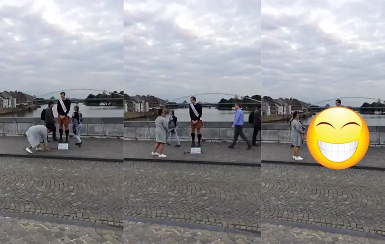 Ondertussen tijdens opening carnavalsseizoen in Maastricht...