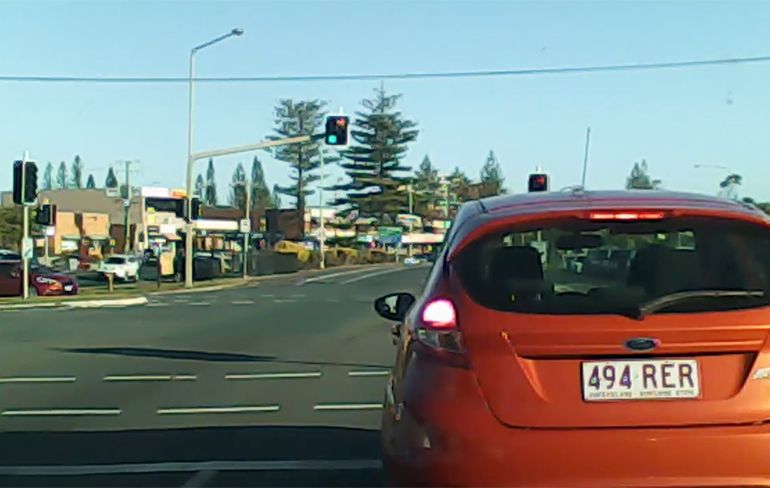 Only in Australia: Grote Huntsman op dak van auto