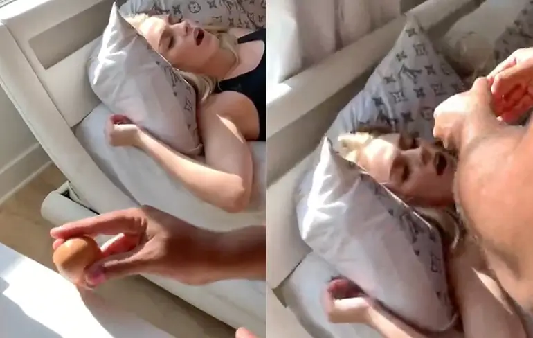 Ontbijt op bed, maar wordt waarschijnlijk toch slapen op de bank