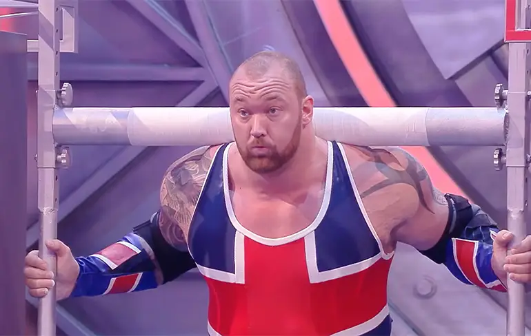 Ook 20 meter 2 koelkasten tillen kan The Mountain als snelste