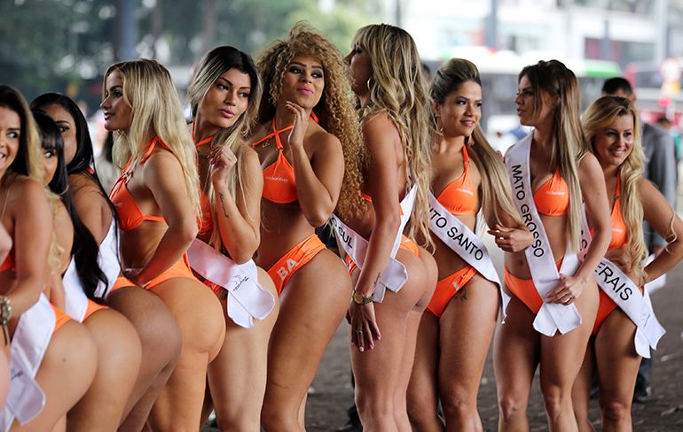 Ook belangrijk in Brazilie: De Miss BumBum verkiezing 2016