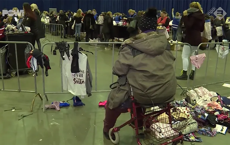 Op de slipjes Fabrieksverkoop in Ahoy wil je niet dood gevonden worden