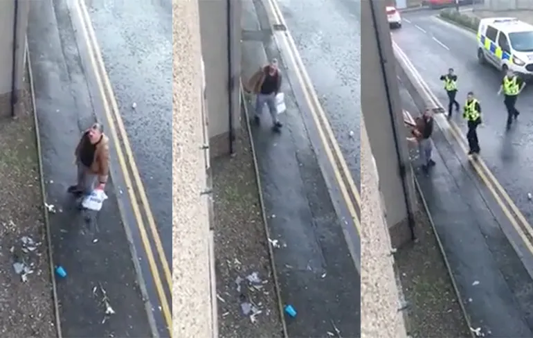 Op straat in Schotland is het vaak best gezellig