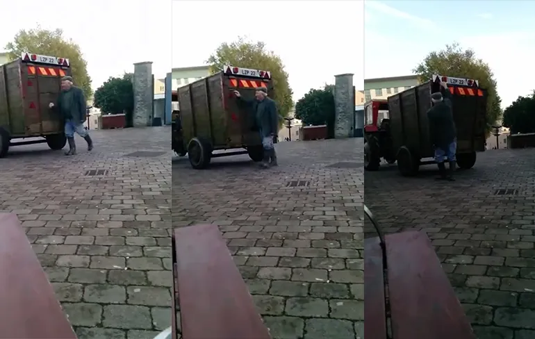 Opa komt langs en oma mocht ook mee