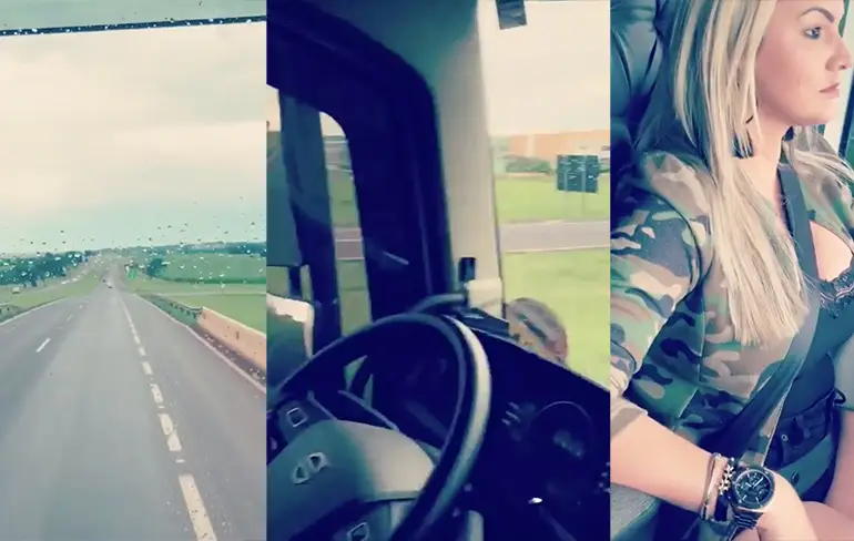 Opeens heb je het, je wordt bijrijder op een vrachtwagen