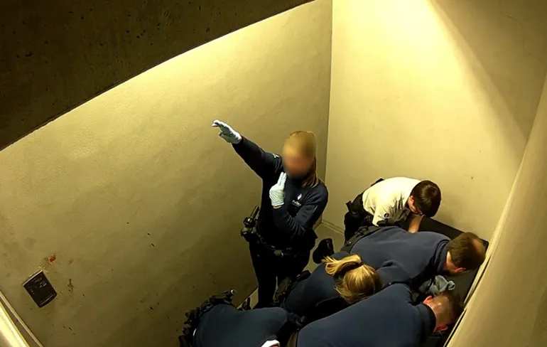 Ophef in Belgie om schokkende beelden van uit de hand gelopen arrestatie