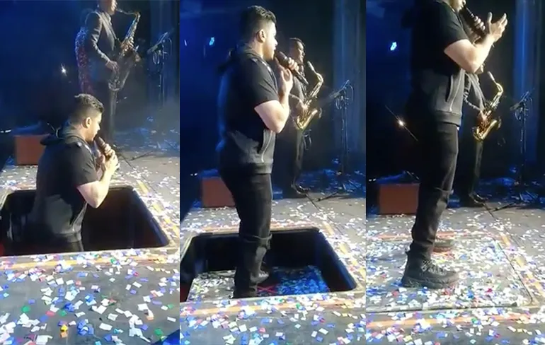 Optreden van zanger Jerry Rivera in Ecuador was heel erg kort