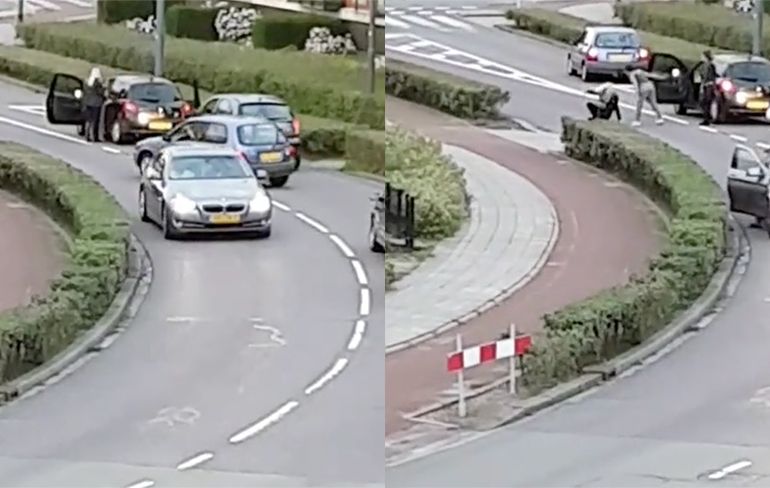 Paar weggebruikers in Veenendaal laten zich even helemaal gaan